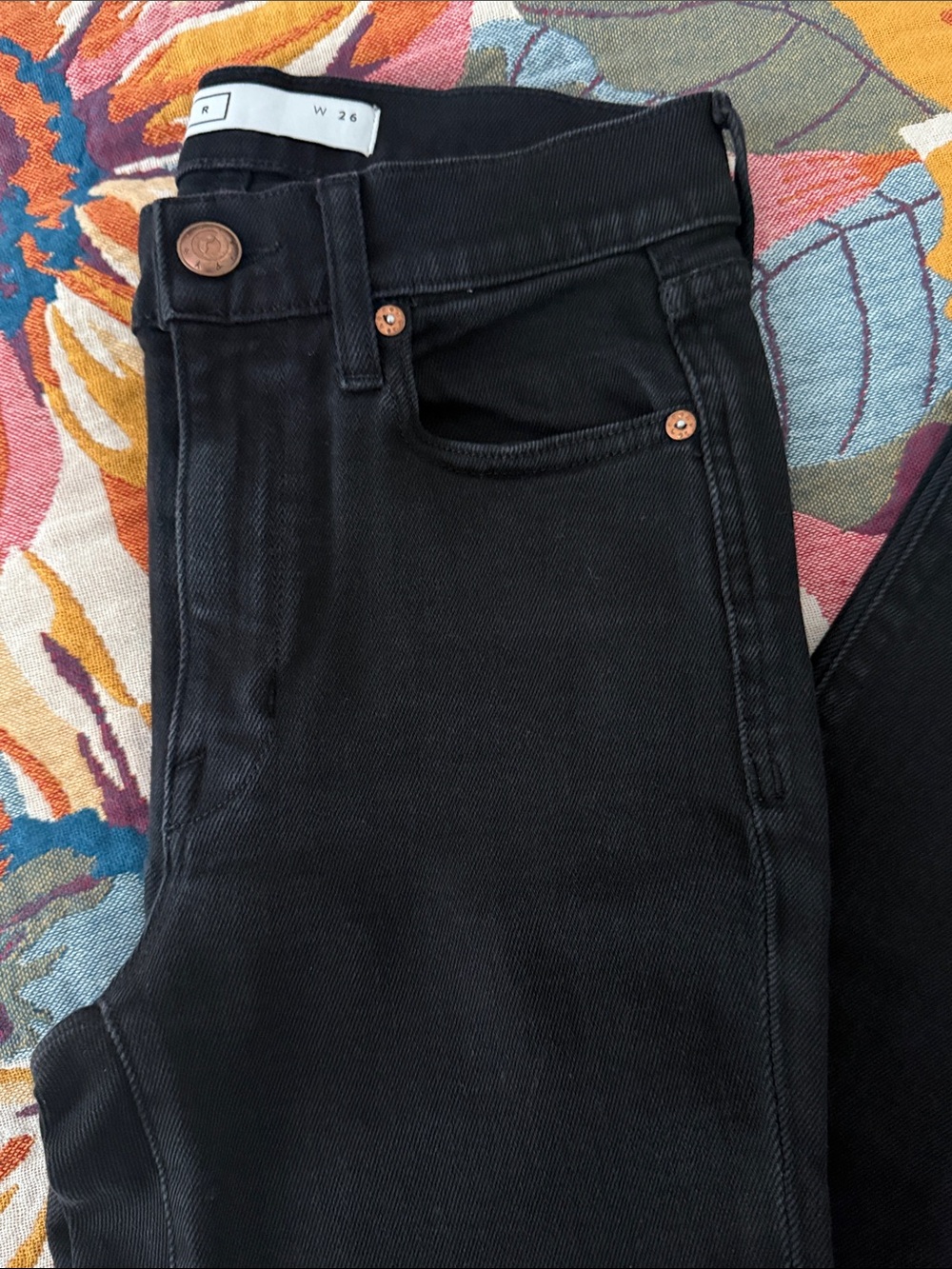 AYR Black Skinny High-Rise Jeans